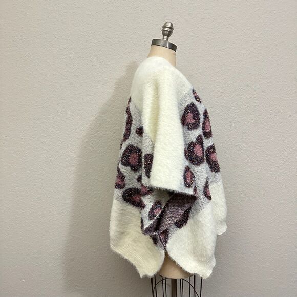 by ANTHROPOLOGIE Kenzie Cardigan Sweater Cream Shimmer Bolero NWT - Picture 4 of 13